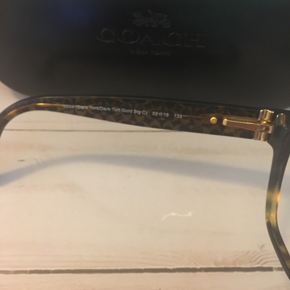 COPY - Coach eyeglass frame with case - Picture 4 of 5